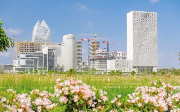 Modern Morocco cityscape